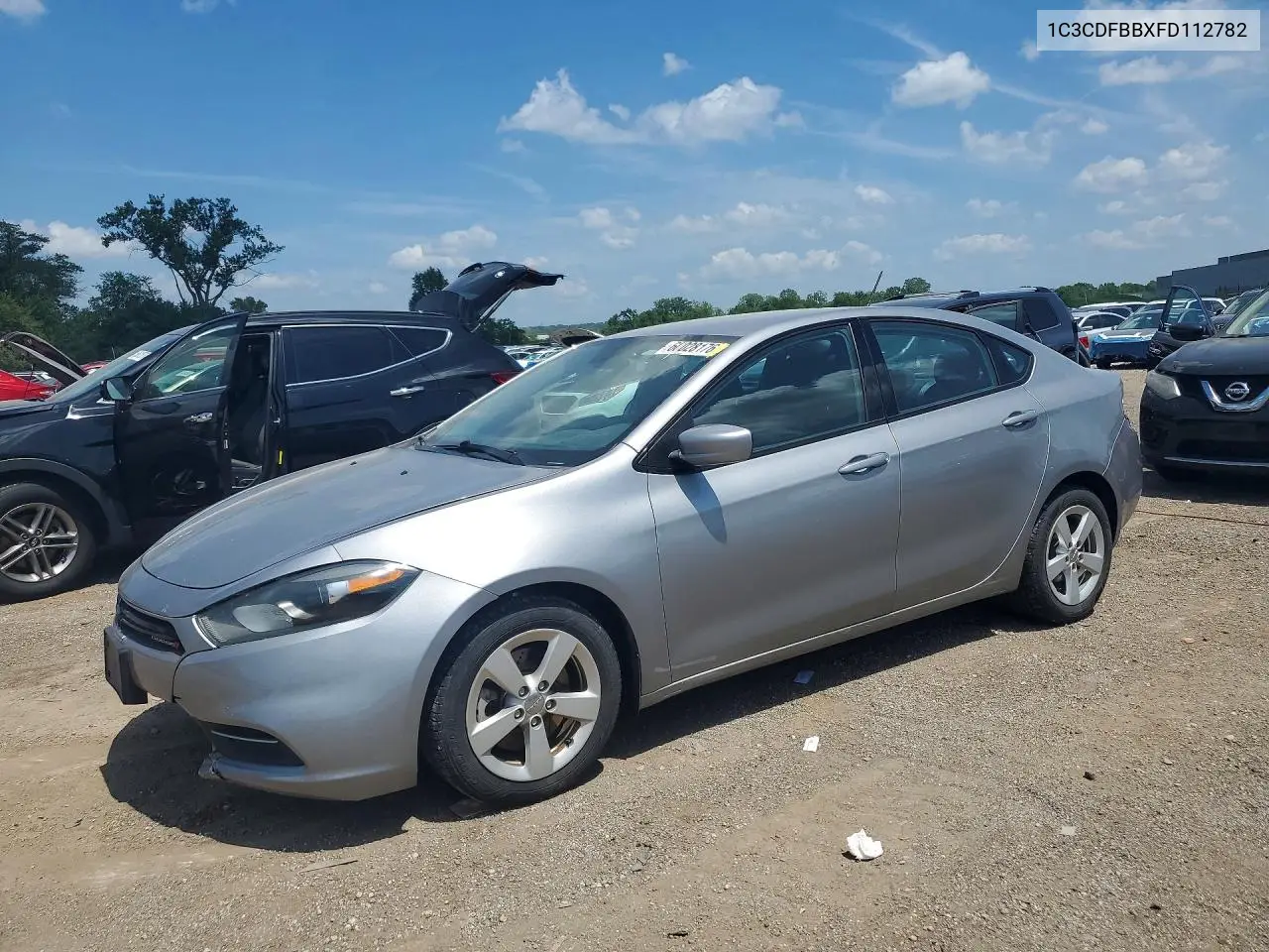 2015 Dodge Dart Sxt VIN: 1C3CDFBBXFD112782 Lot: 60028176