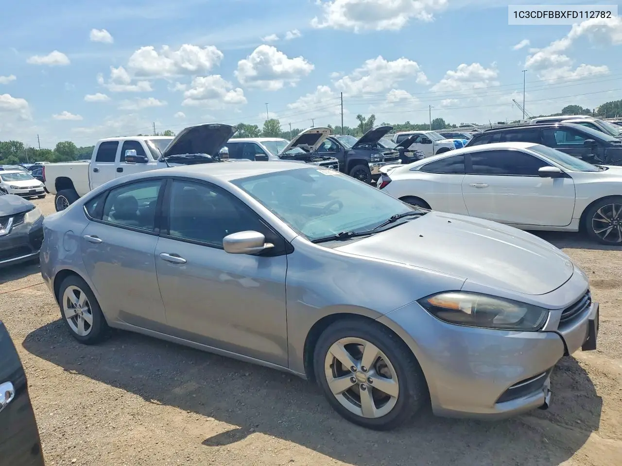 2015 Dodge Dart Sxt VIN: 1C3CDFBBXFD112782 Lot: 60028176