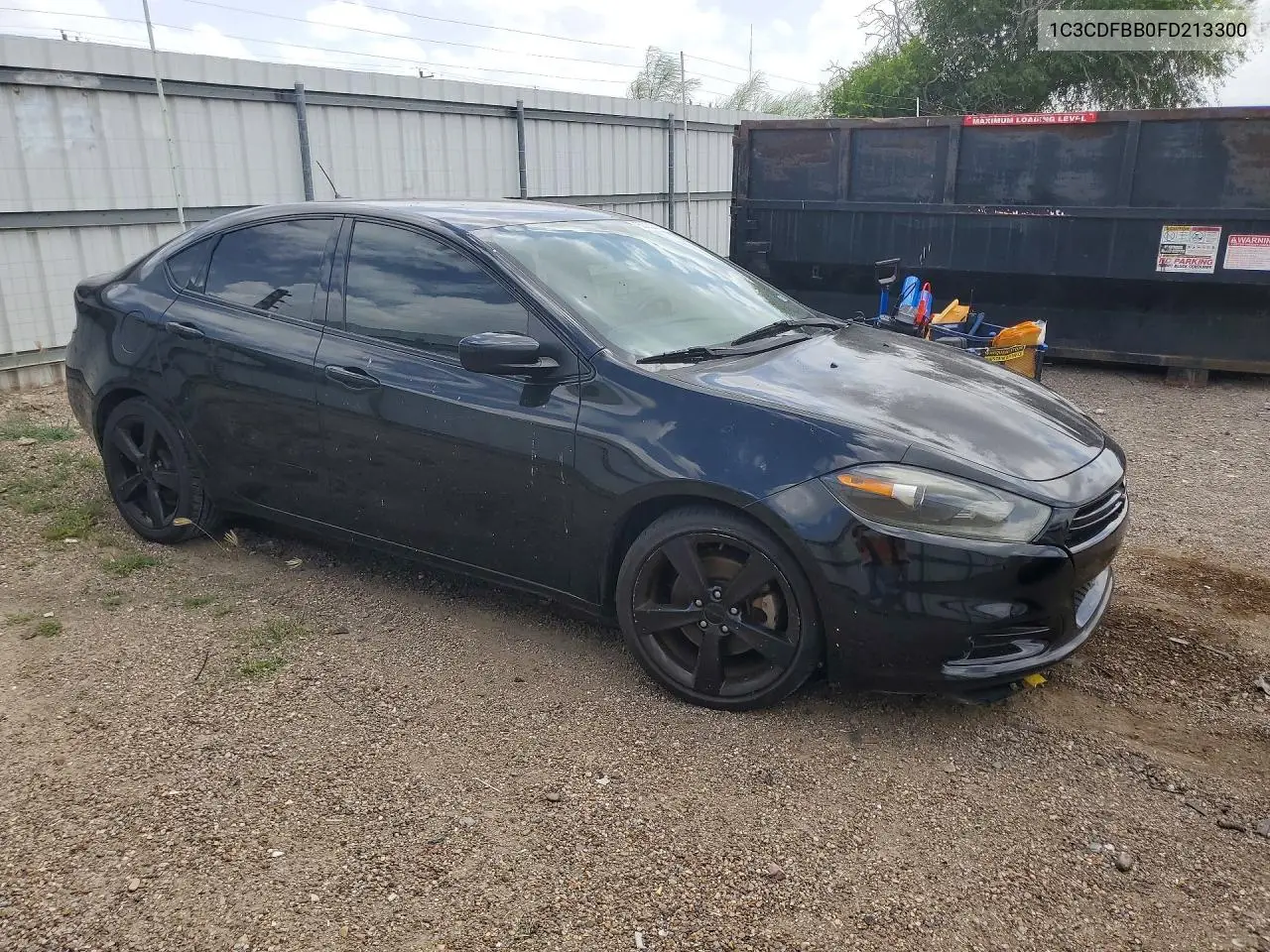 2015 Dodge Dart Sxt VIN: 1C3CDFBB0FD213300 Lot: 60035676