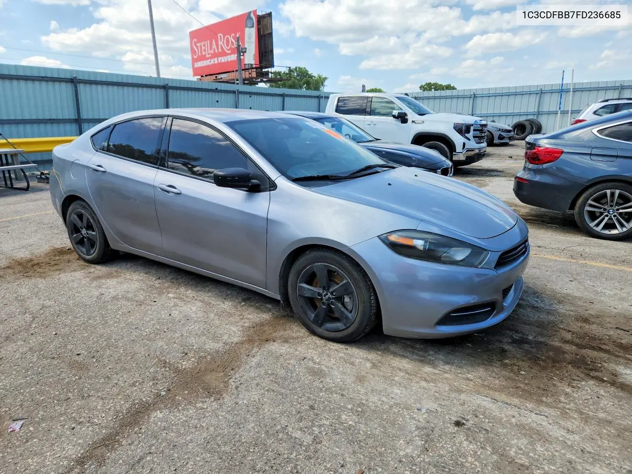 2015 Dodge Dart Sxt VIN: 1C3CDFBB7FD236685 Lot: 60087216