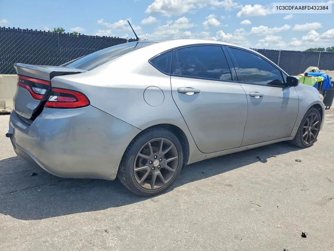 2015 Dodge Dart Se VIN: 1C3CDFAA8FD432384 Lot: 60216426
