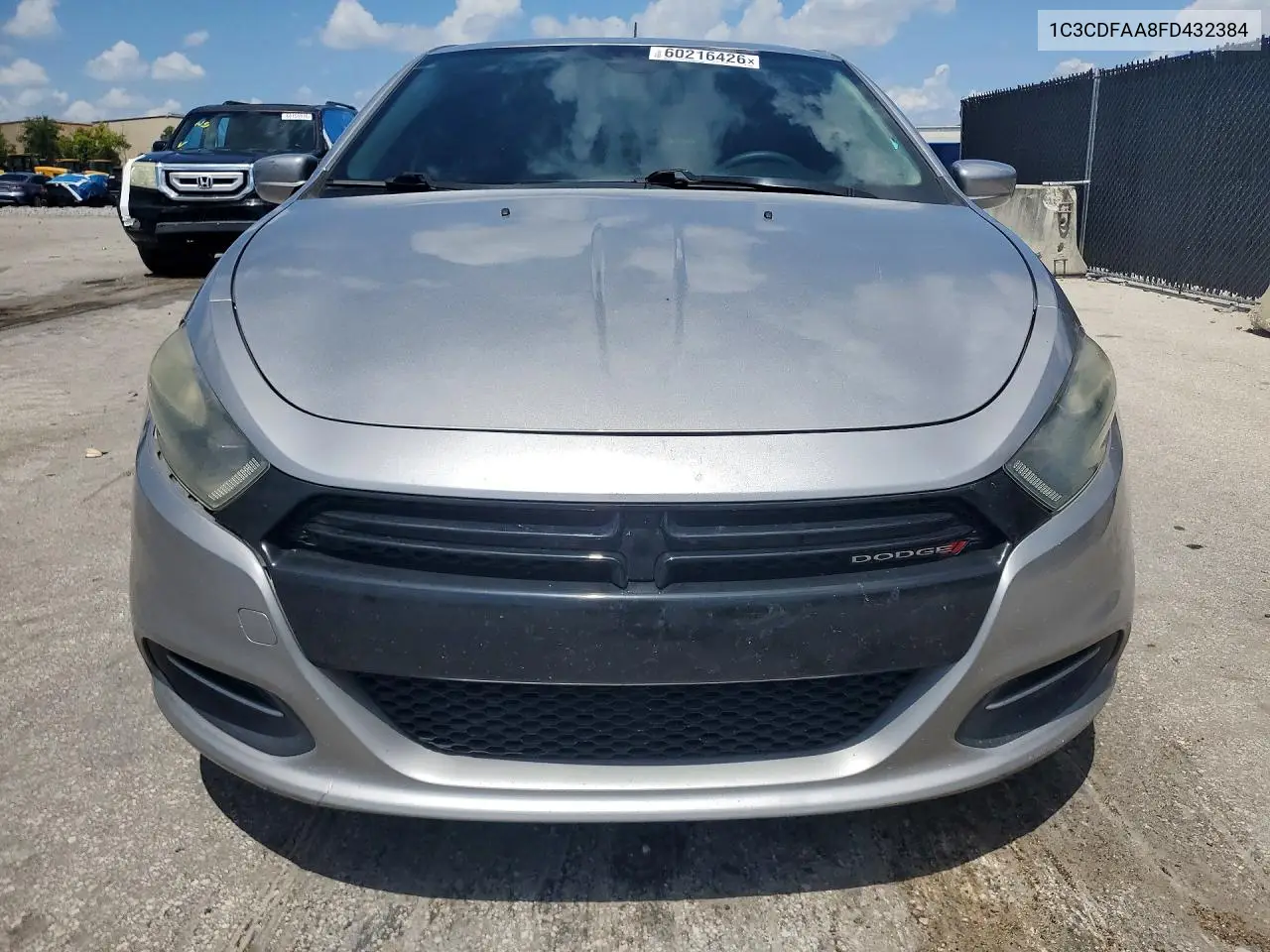 2015 Dodge Dart Se VIN: 1C3CDFAA8FD432384 Lot: 60216426