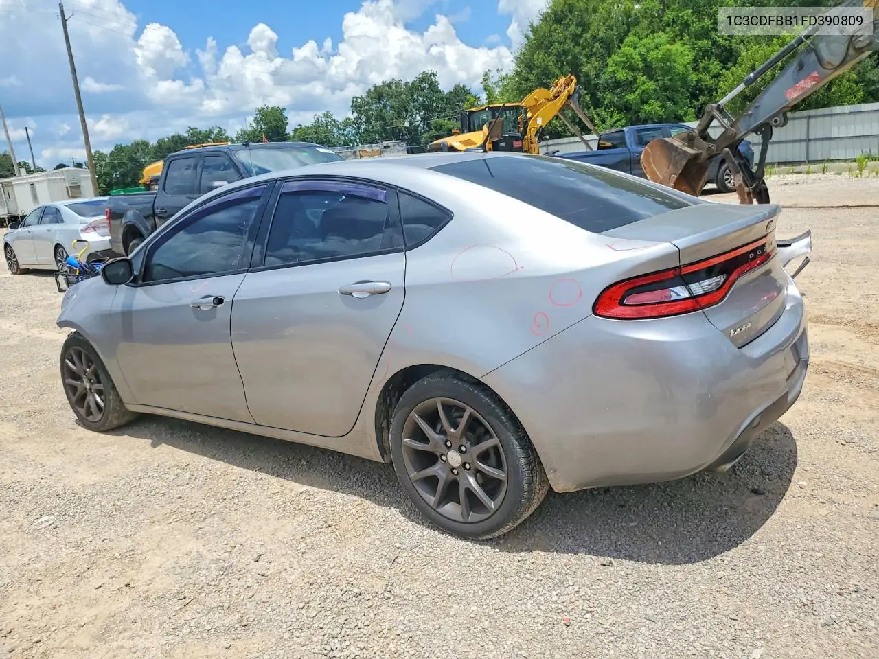 2015 Dodge Dart Sxt VIN: 1C3CDFBB1FD390809 Lot: 60259736