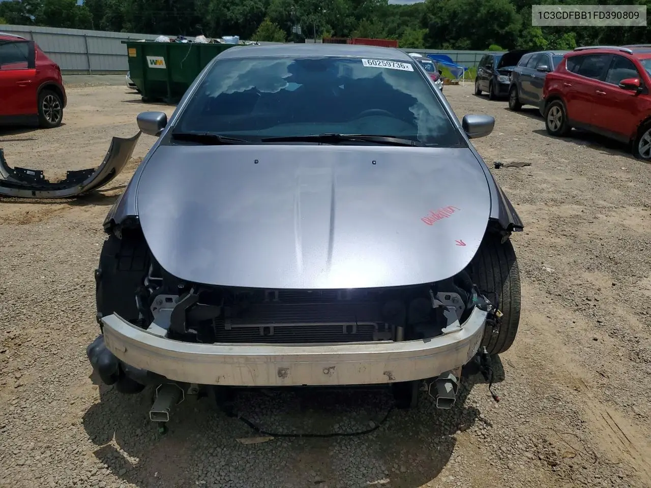 2015 Dodge Dart Sxt VIN: 1C3CDFBB1FD390809 Lot: 60259736