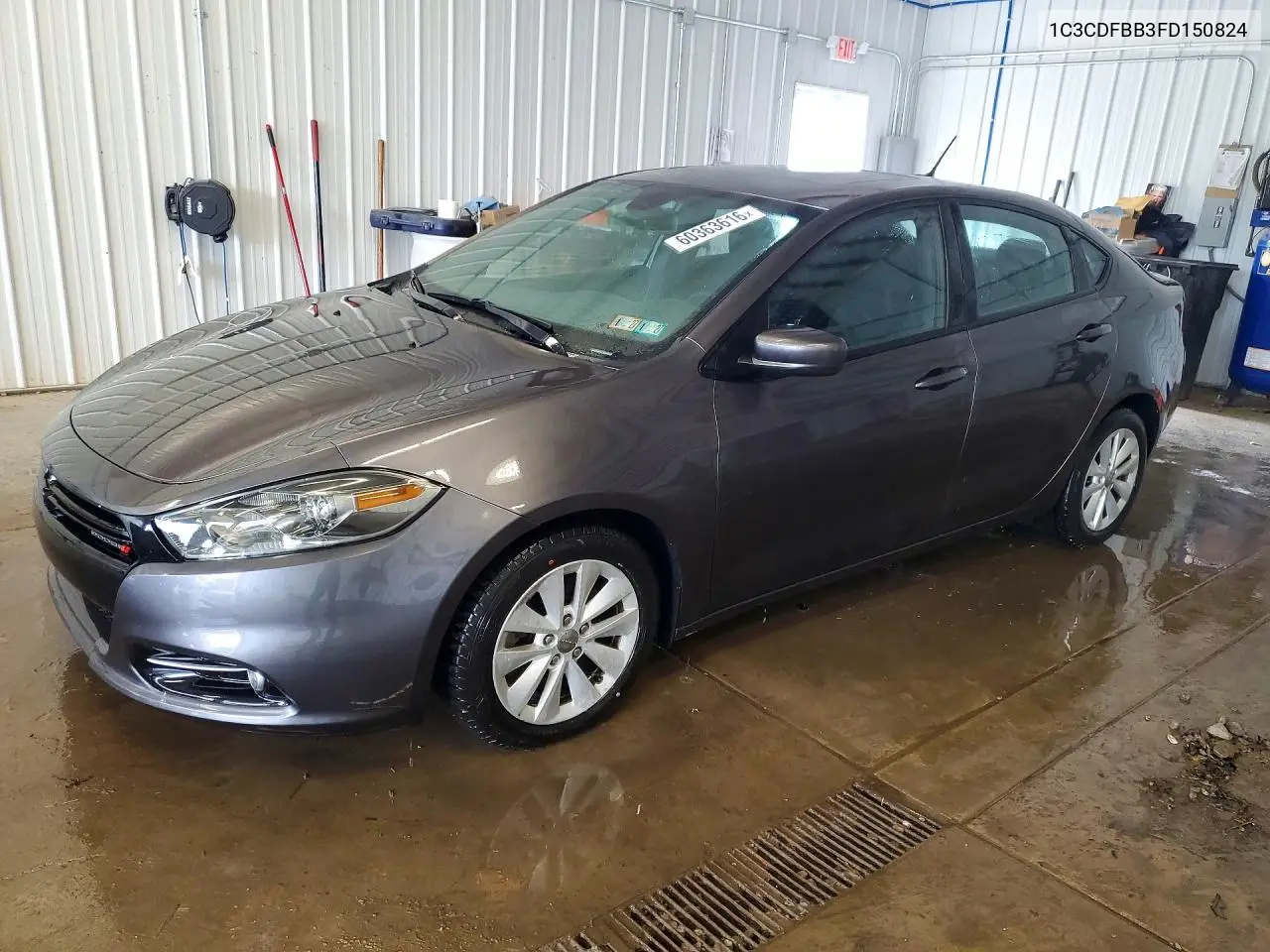 2015 Dodge Dart Sxt VIN: 1C3CDFBB3FD150824 Lot: 60363616