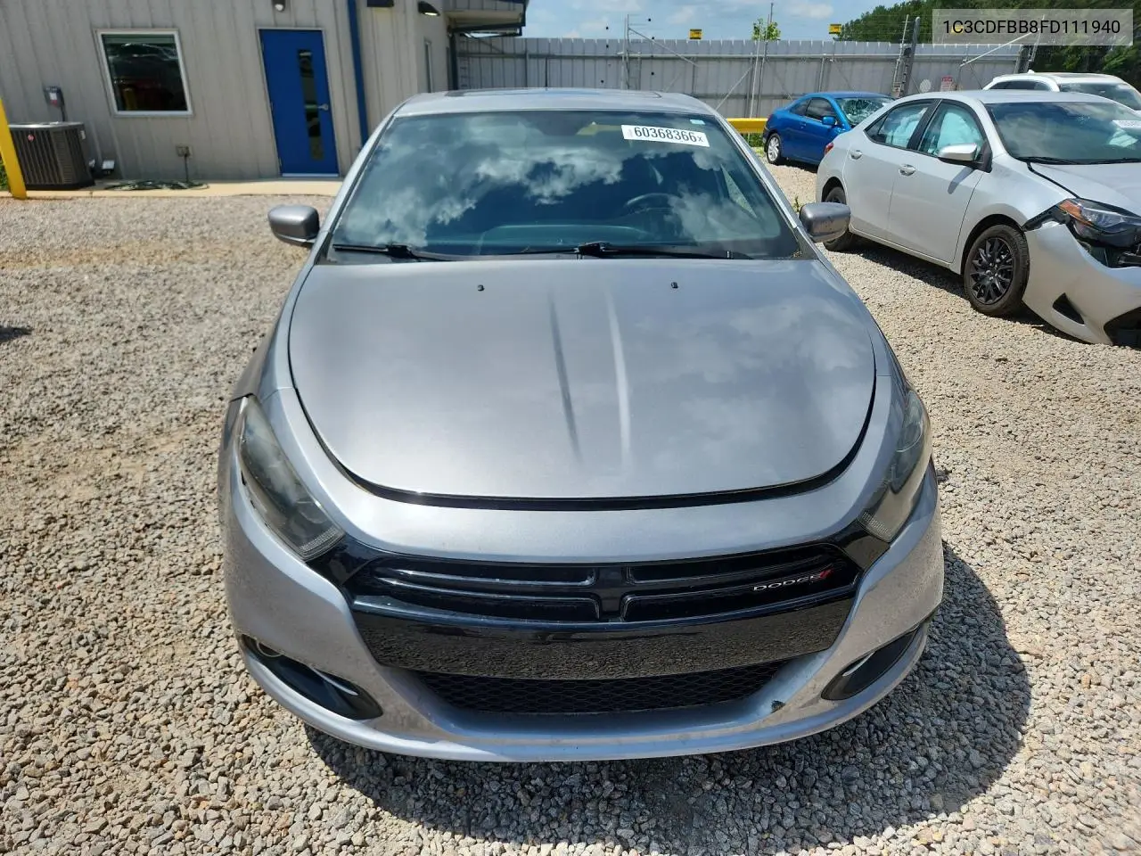 2015 Dodge Dart Sxt VIN: 1C3CDFBB8FD111940 Lot: 60368366