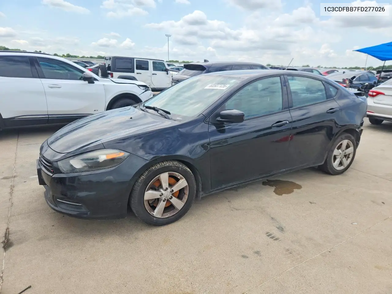 2015 Dodge Dart Sxt VIN: 1C3CDFBB7FD277026 Lot: 60507126