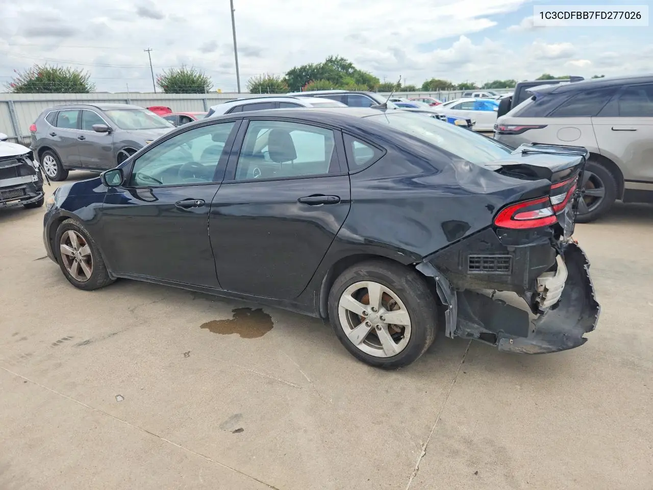 2015 Dodge Dart Sxt VIN: 1C3CDFBB7FD277026 Lot: 60507126