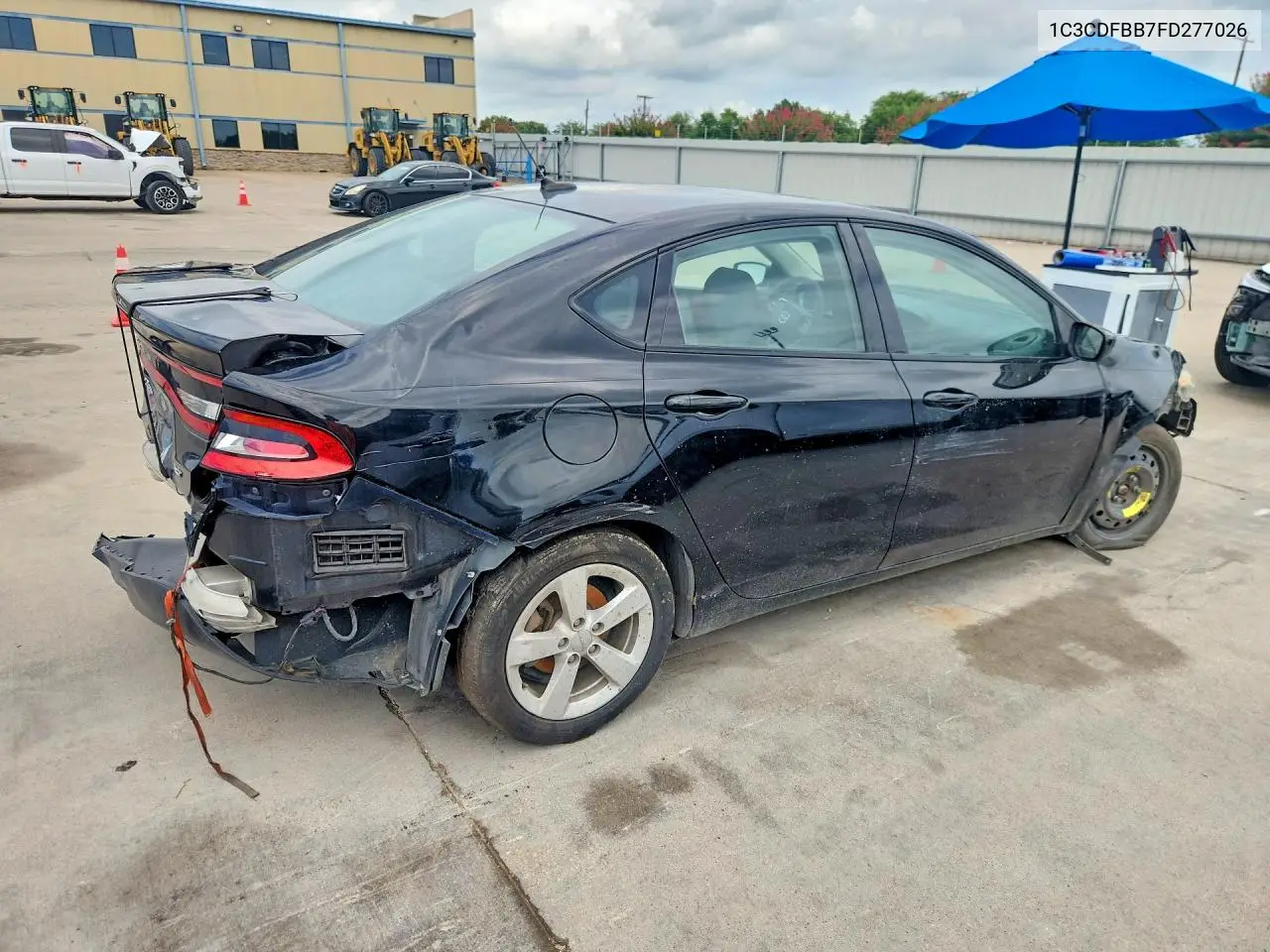 2015 Dodge Dart Sxt VIN: 1C3CDFBB7FD277026 Lot: 60507126