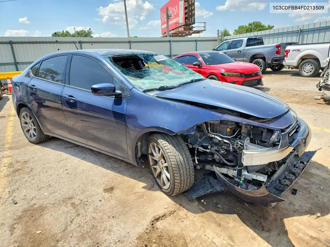 2015 Dodge Dart Sxt VIN: 1C3CDFBB4FD213509 Lot: 60527316