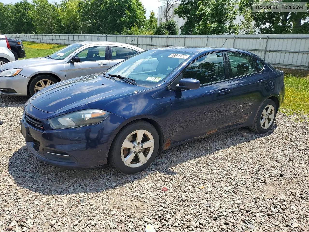 2015 Dodge Dart Sxt VIN: 1C3CDFBB1FD286594 Lot: 60546186