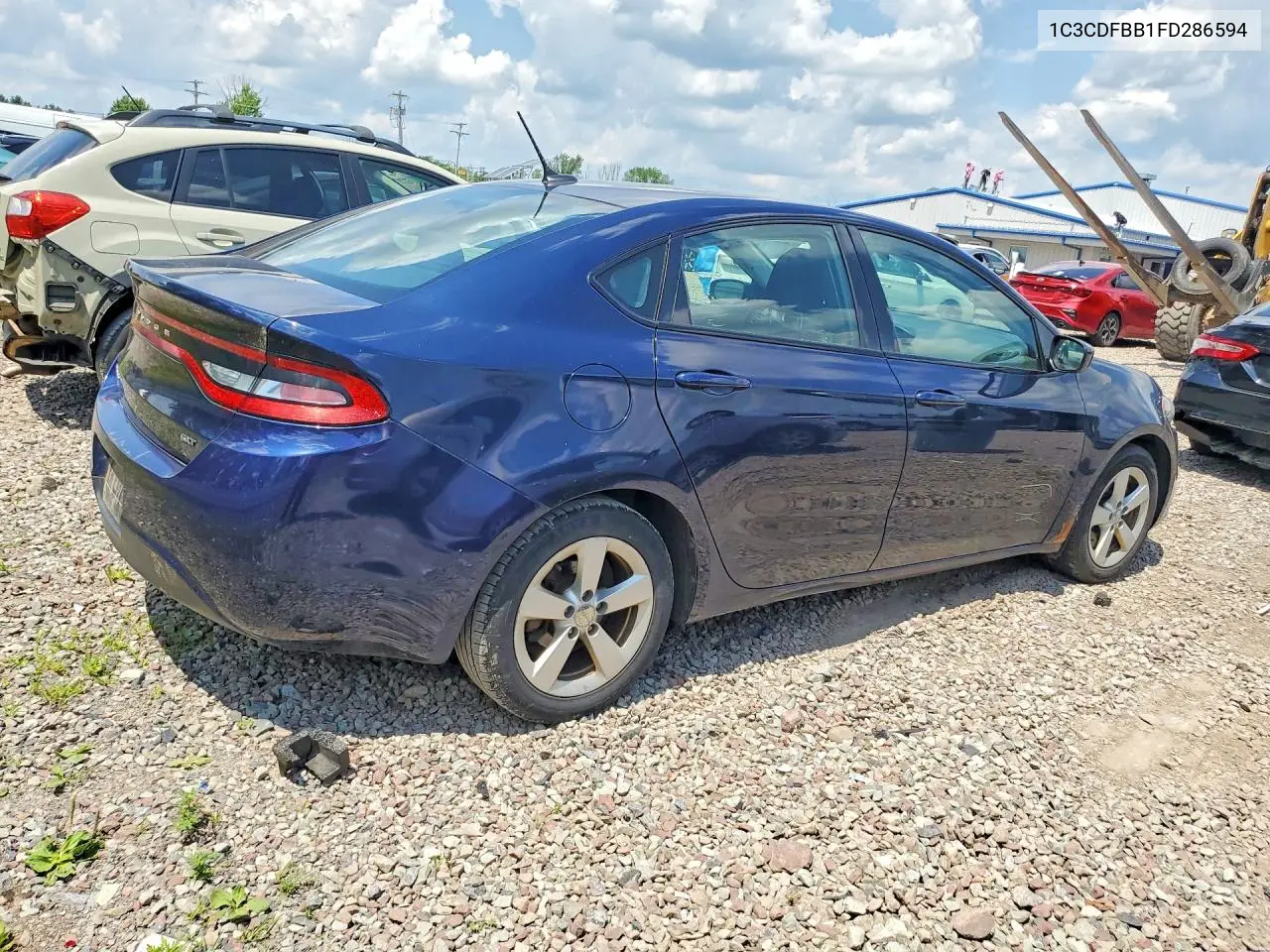 2015 Dodge Dart Sxt VIN: 1C3CDFBB1FD286594 Lot: 60546186