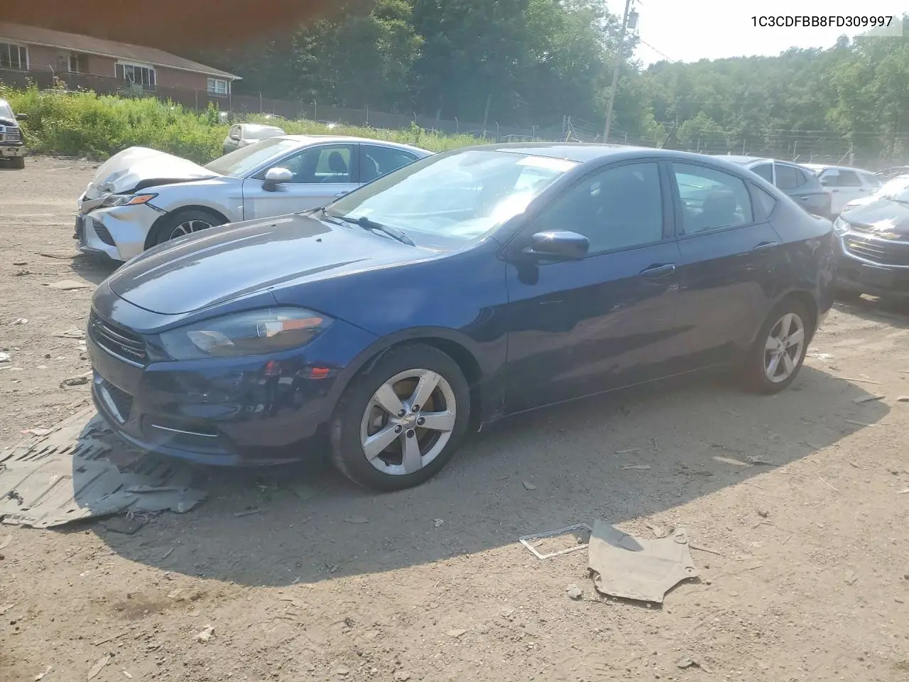 2015 Dodge Dart Sxt VIN: 1C3CDFBB8FD309997 Lot: 60789376