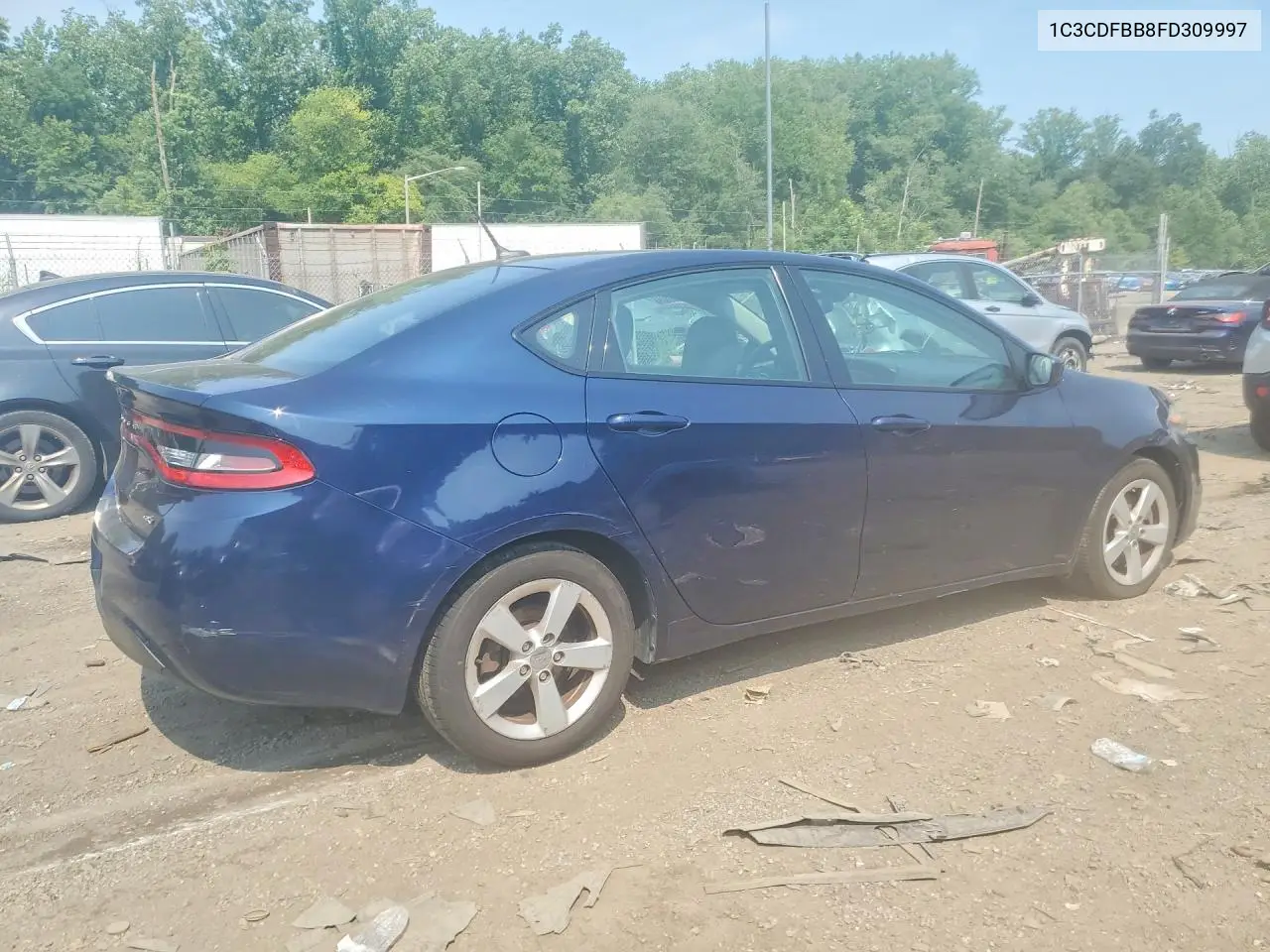 2015 Dodge Dart Sxt VIN: 1C3CDFBB8FD309997 Lot: 60789376