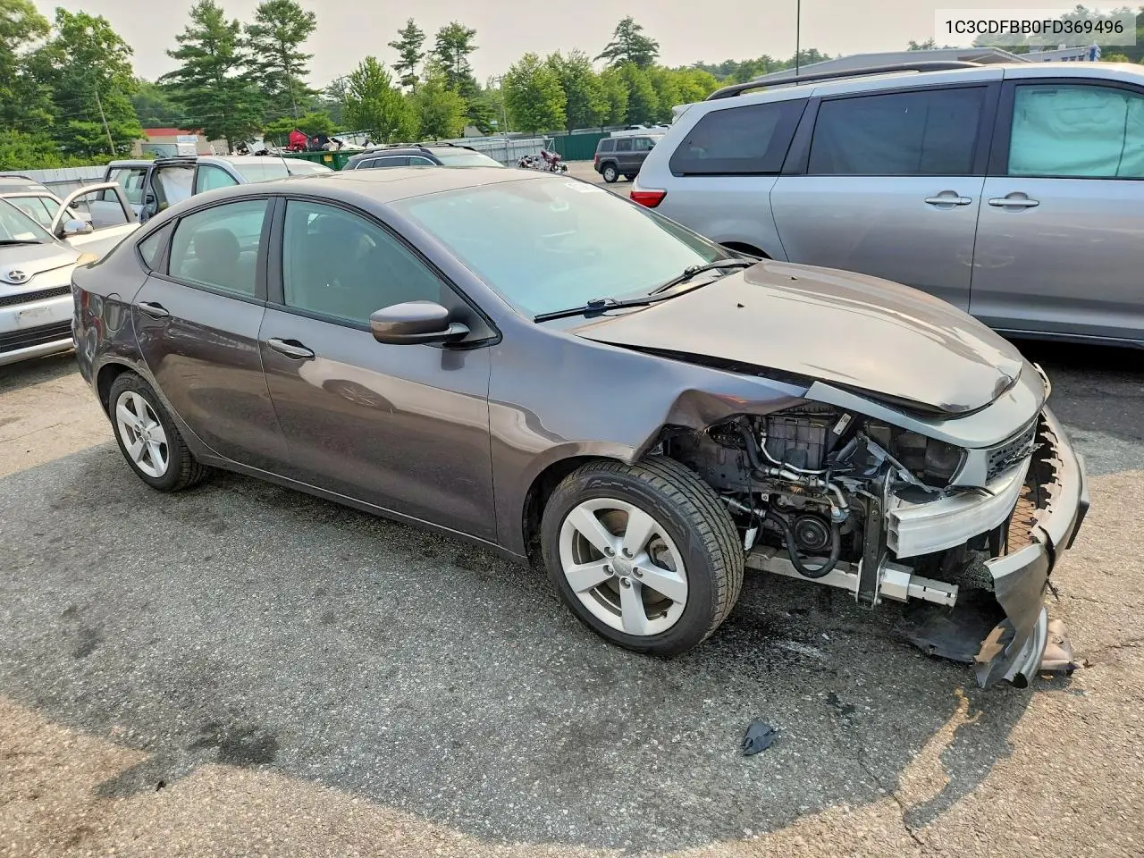 2015 Dodge Dart Sxt VIN: 1C3CDFBB0FD369496 Lot: 61296026