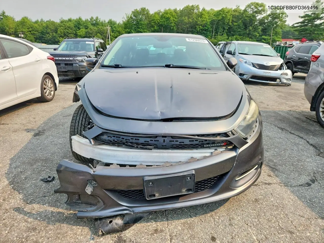 2015 Dodge Dart Sxt VIN: 1C3CDFBB0FD369496 Lot: 61296026