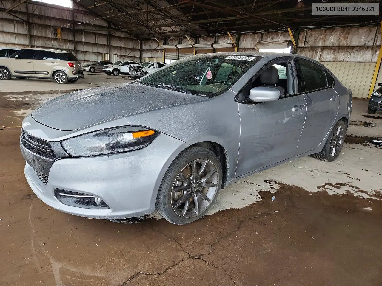 2015 Dodge Dart Sxt VIN: 1C3CDFBB4FD346321 Lot: 61342356