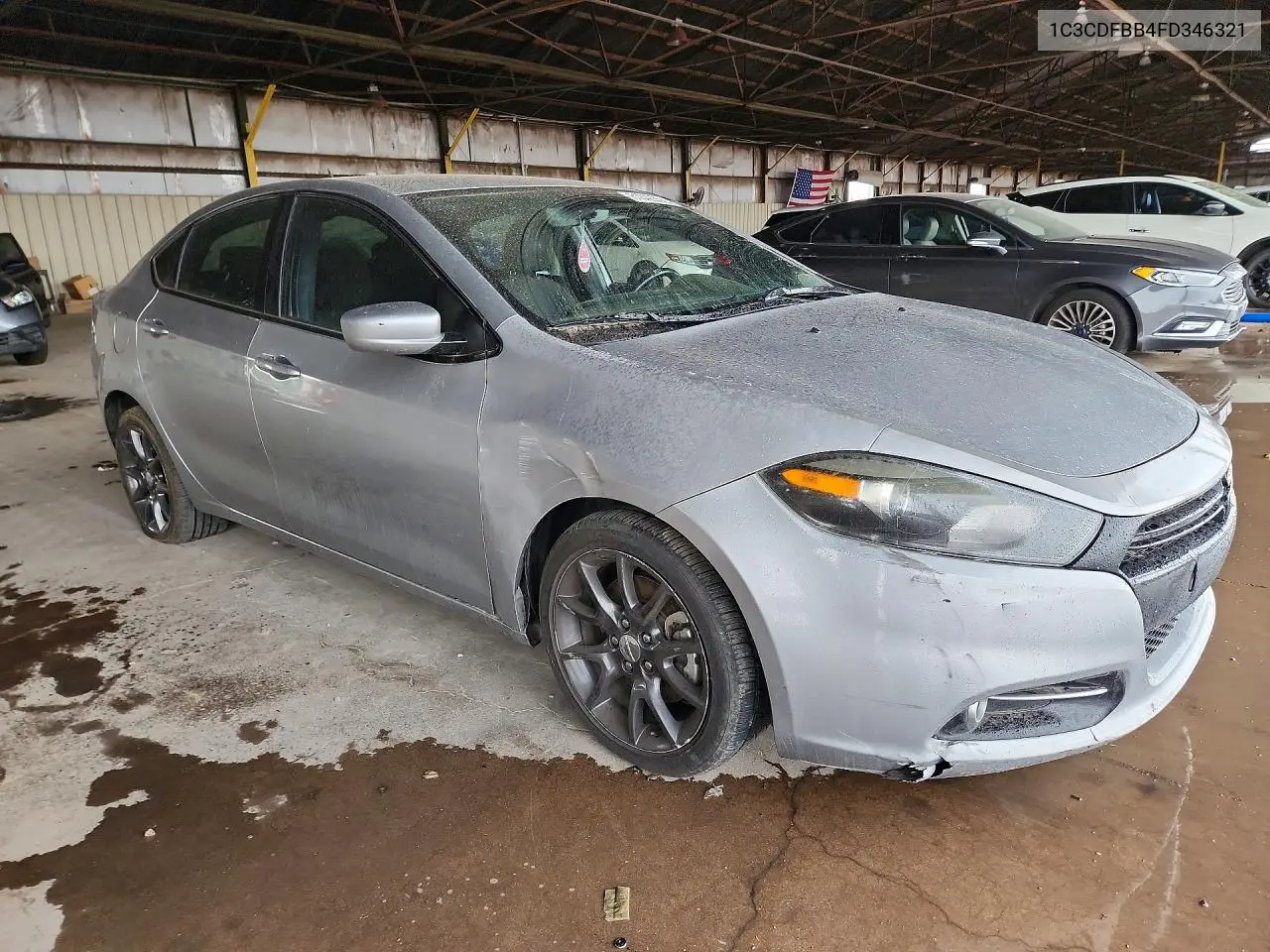 2015 Dodge Dart Sxt VIN: 1C3CDFBB4FD346321 Lot: 61342356