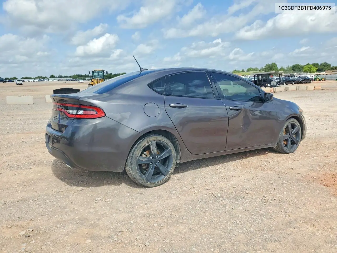 2015 Dodge Dart Sxt VIN: 1C3CDFBB1FD406975 Lot: 61379426