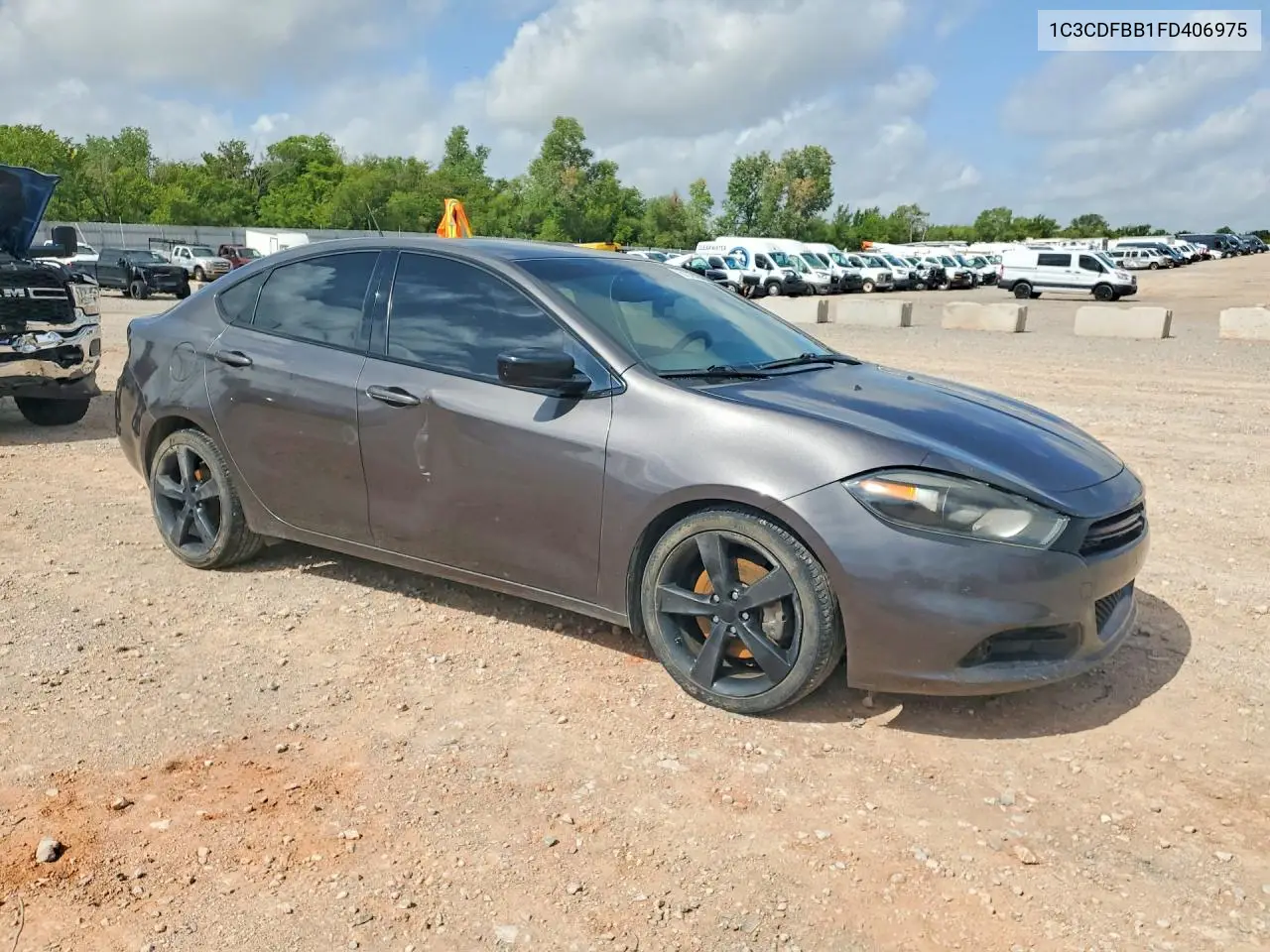 2015 Dodge Dart Sxt VIN: 1C3CDFBB1FD406975 Lot: 61379426