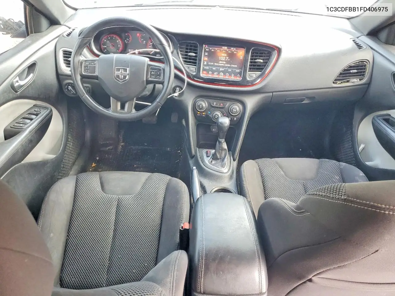 2015 Dodge Dart Sxt VIN: 1C3CDFBB1FD406975 Lot: 61379426
