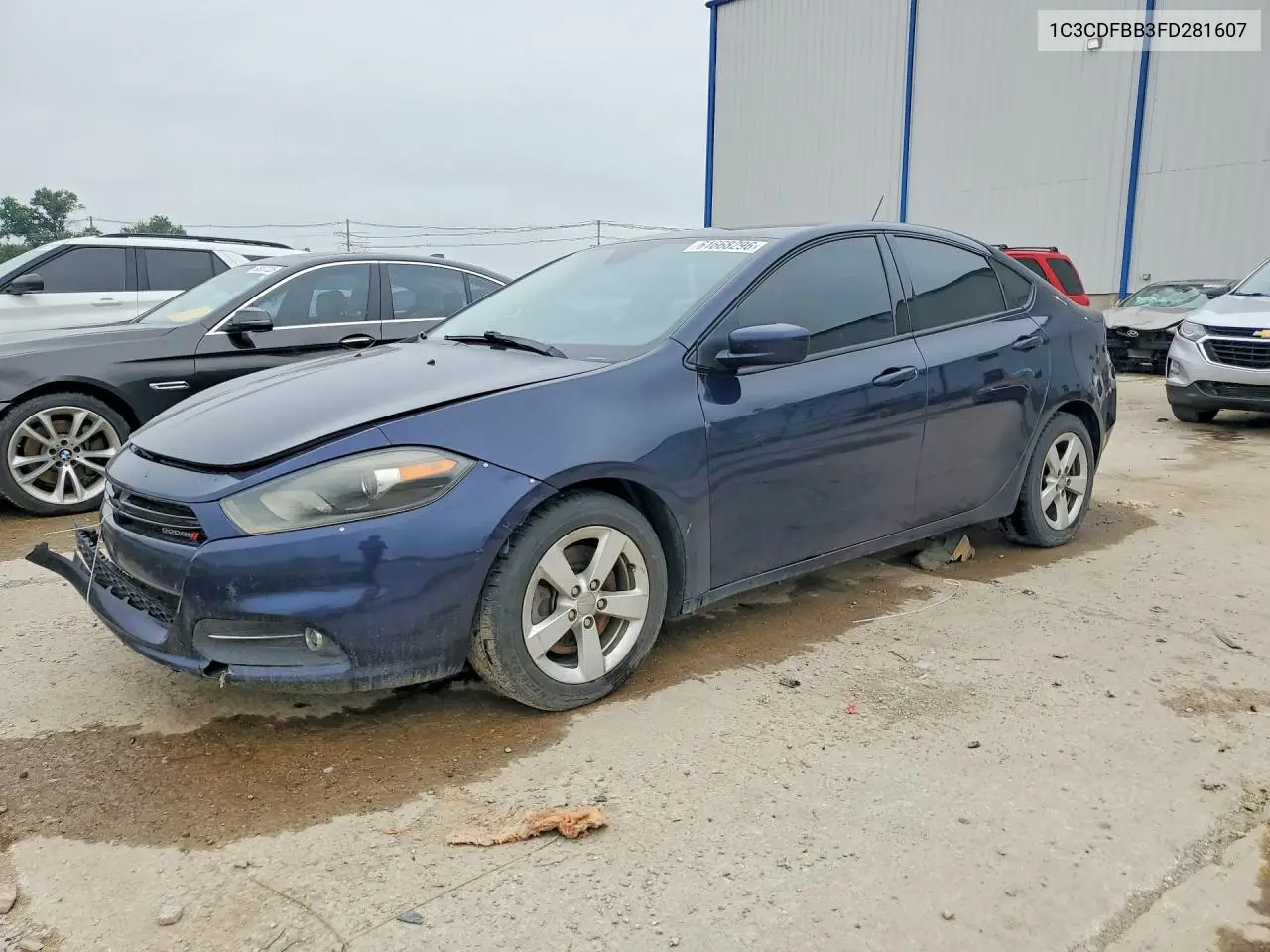 2015 Dodge Dart Sxt VIN: 1C3CDFBB3FD281607 Lot: 61668296