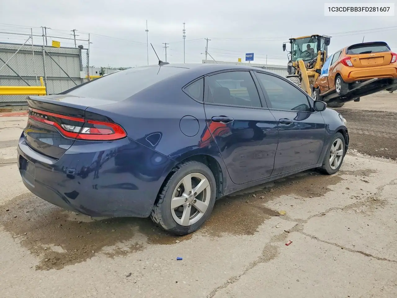 2015 Dodge Dart Sxt VIN: 1C3CDFBB3FD281607 Lot: 61668296