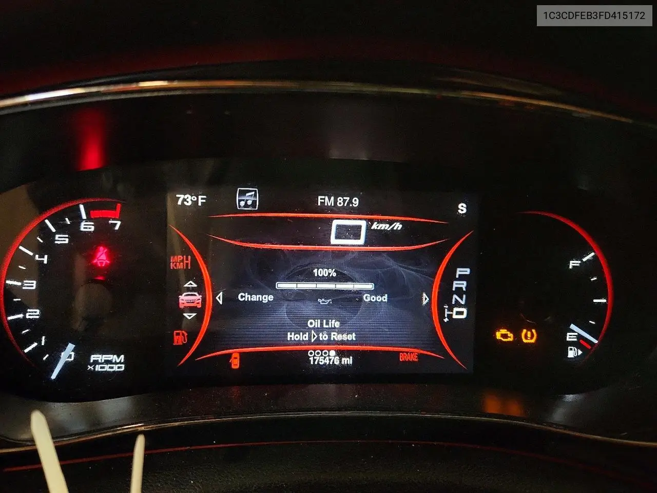 1C3CDFEB3FD415172 2015 Dodge Dart Gt