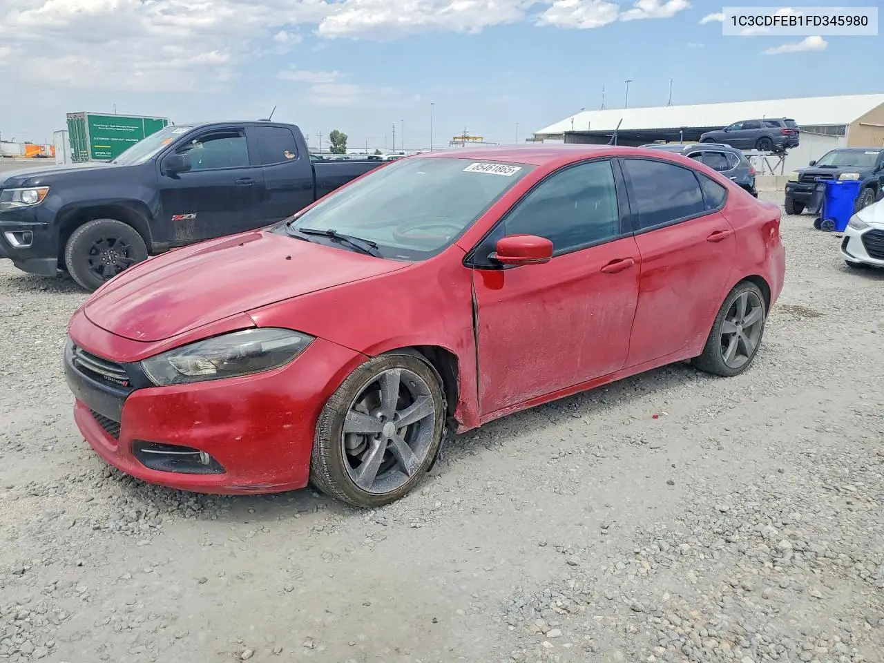 2015 Dodge Dart Gt VIN: 1C3CDFEB1FD345980 Lot: 85461865