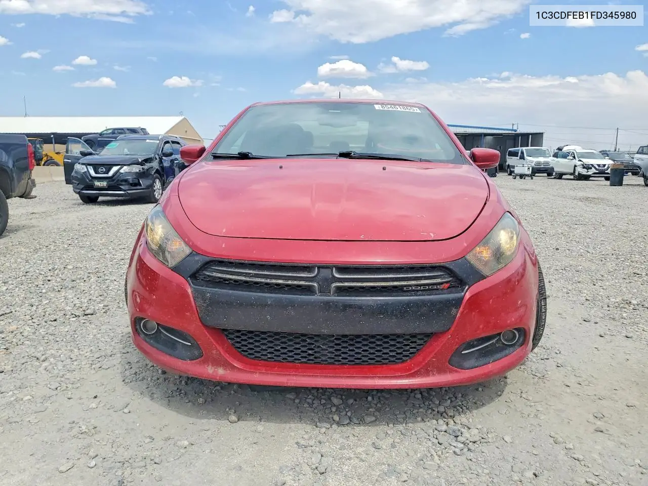 2015 Dodge Dart Gt VIN: 1C3CDFEB1FD345980 Lot: 85461865