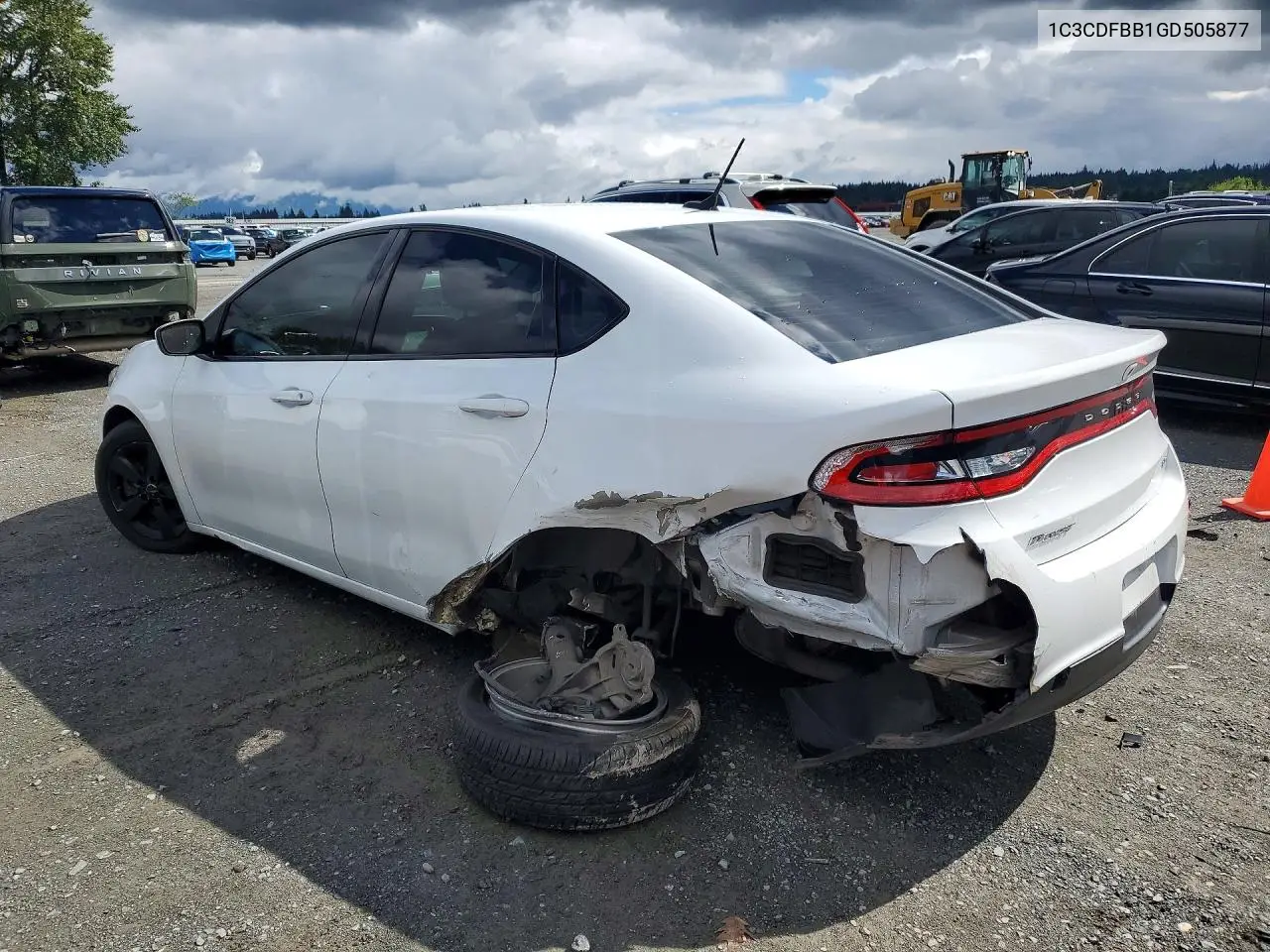 2016 Dodge Dart Sxt VIN: 1C3CDFBB1GD505877 Lot: 56862726