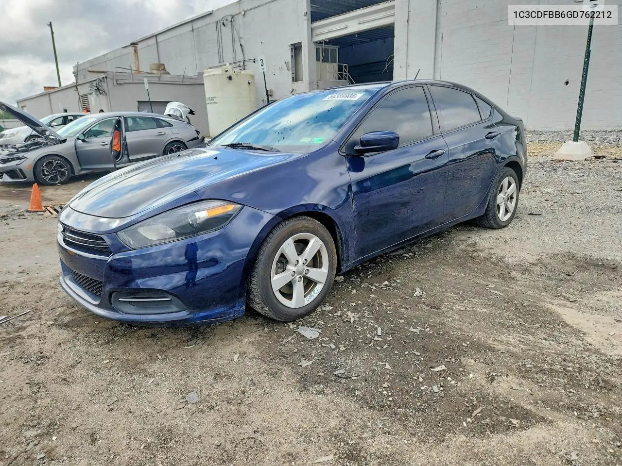 2016 Dodge Dart Sxt VIN: 1C3CDFBB6GD762212 Lot: 58389986