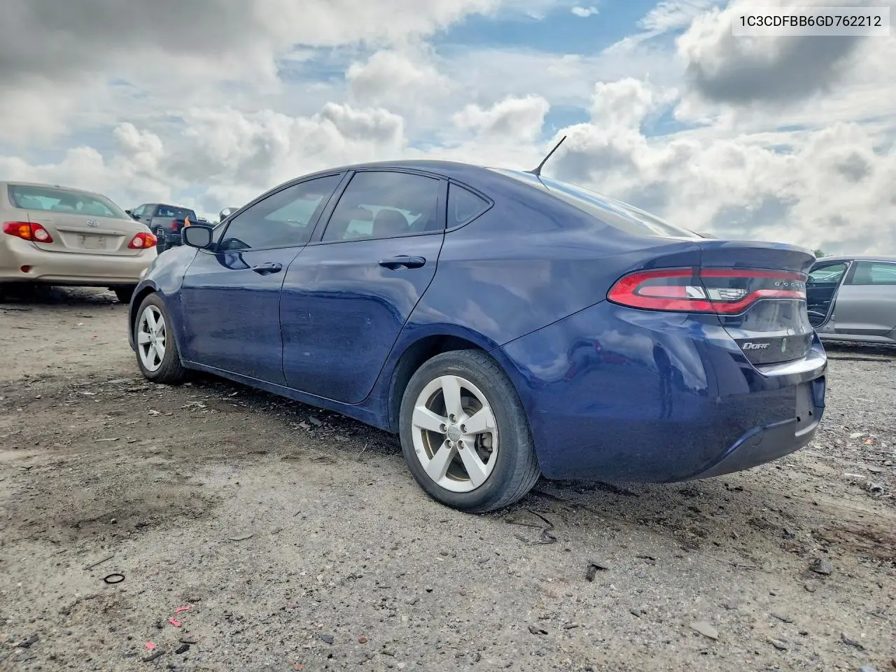 2016 Dodge Dart Sxt VIN: 1C3CDFBB6GD762212 Lot: 58389986