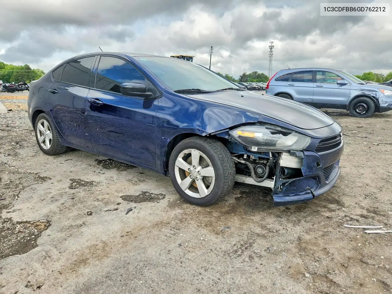 2016 Dodge Dart Sxt VIN: 1C3CDFBB6GD762212 Lot: 58389986
