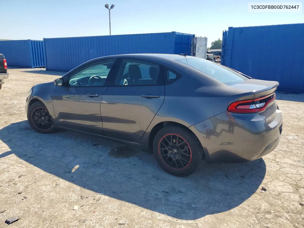 2016 Dodge Dart Sxt VIN: 1C3CDFBB0GD762447 Lot: 58447496