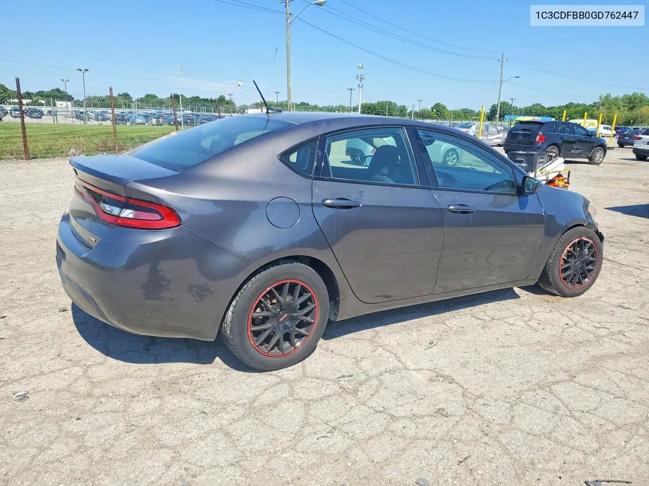 2016 Dodge Dart Sxt VIN: 1C3CDFBB0GD762447 Lot: 58447496