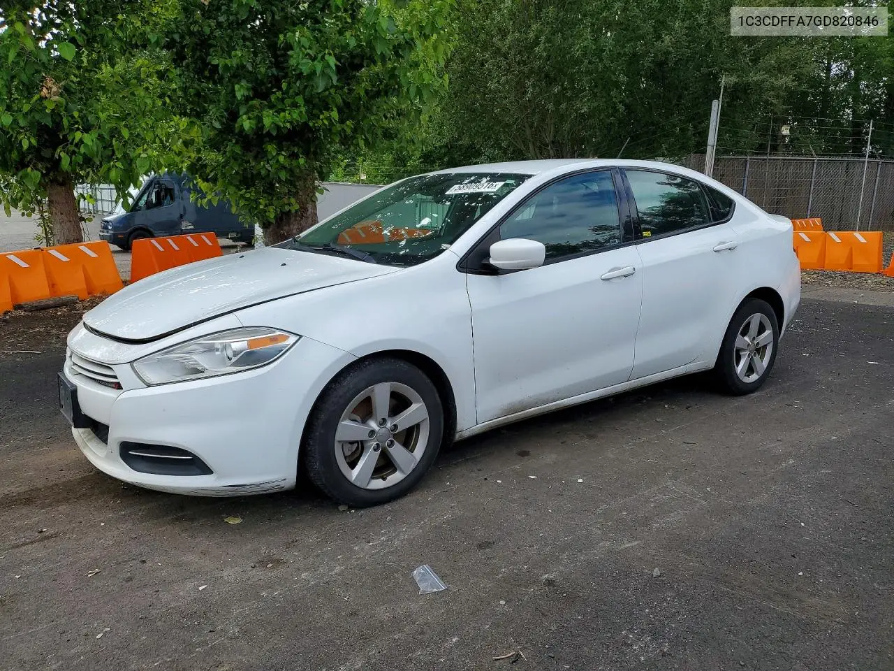 2016 Dodge Dart Sxt Sport VIN: 1C3CDFFA7GD820846 Lot: 58909516