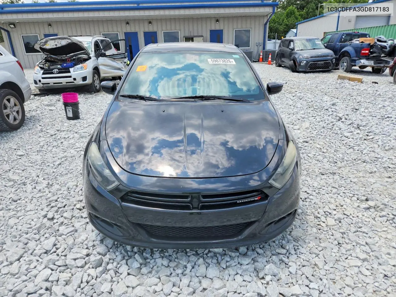 2016 Dodge Dart Sxt Sport VIN: 1C3CDFFA3GD817183 Lot: 59073826