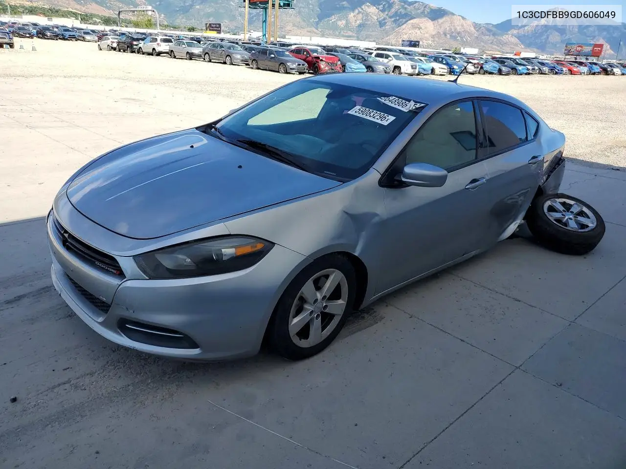 2016 Dodge Dart Sxt VIN: 1C3CDFBB9GD606049 Lot: 59083296