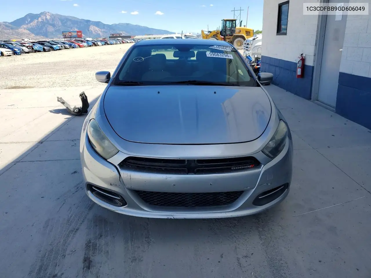2016 Dodge Dart Sxt VIN: 1C3CDFBB9GD606049 Lot: 59083296