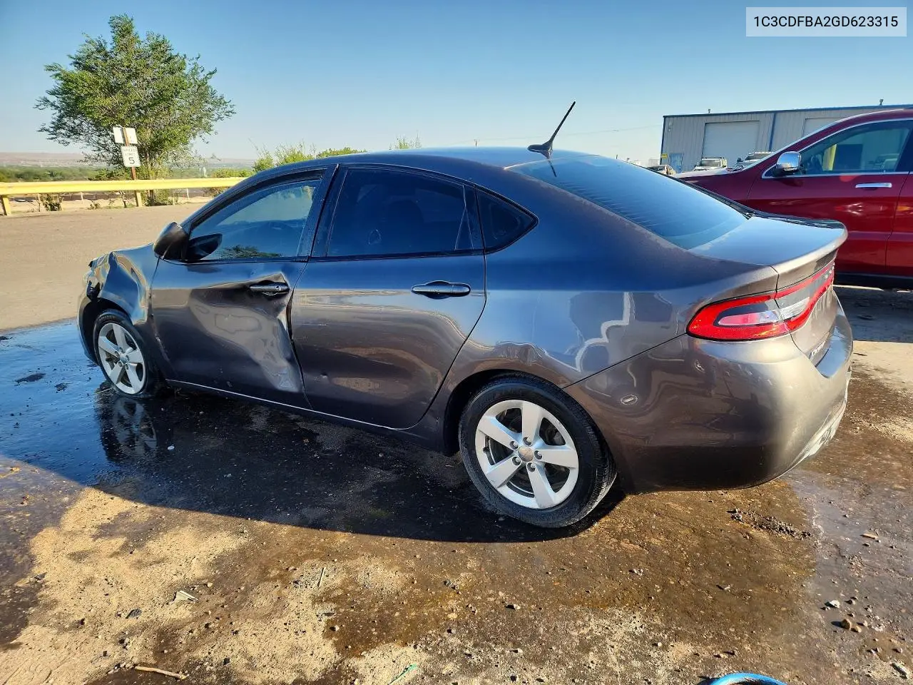 2016 Dodge Dart Sxt VIN: 1C3CDFBA2GD623315 Lot: 59707906