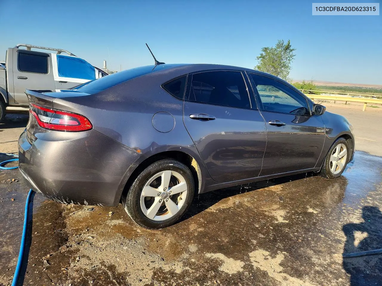 2016 Dodge Dart Sxt VIN: 1C3CDFBA2GD623315 Lot: 59707906
