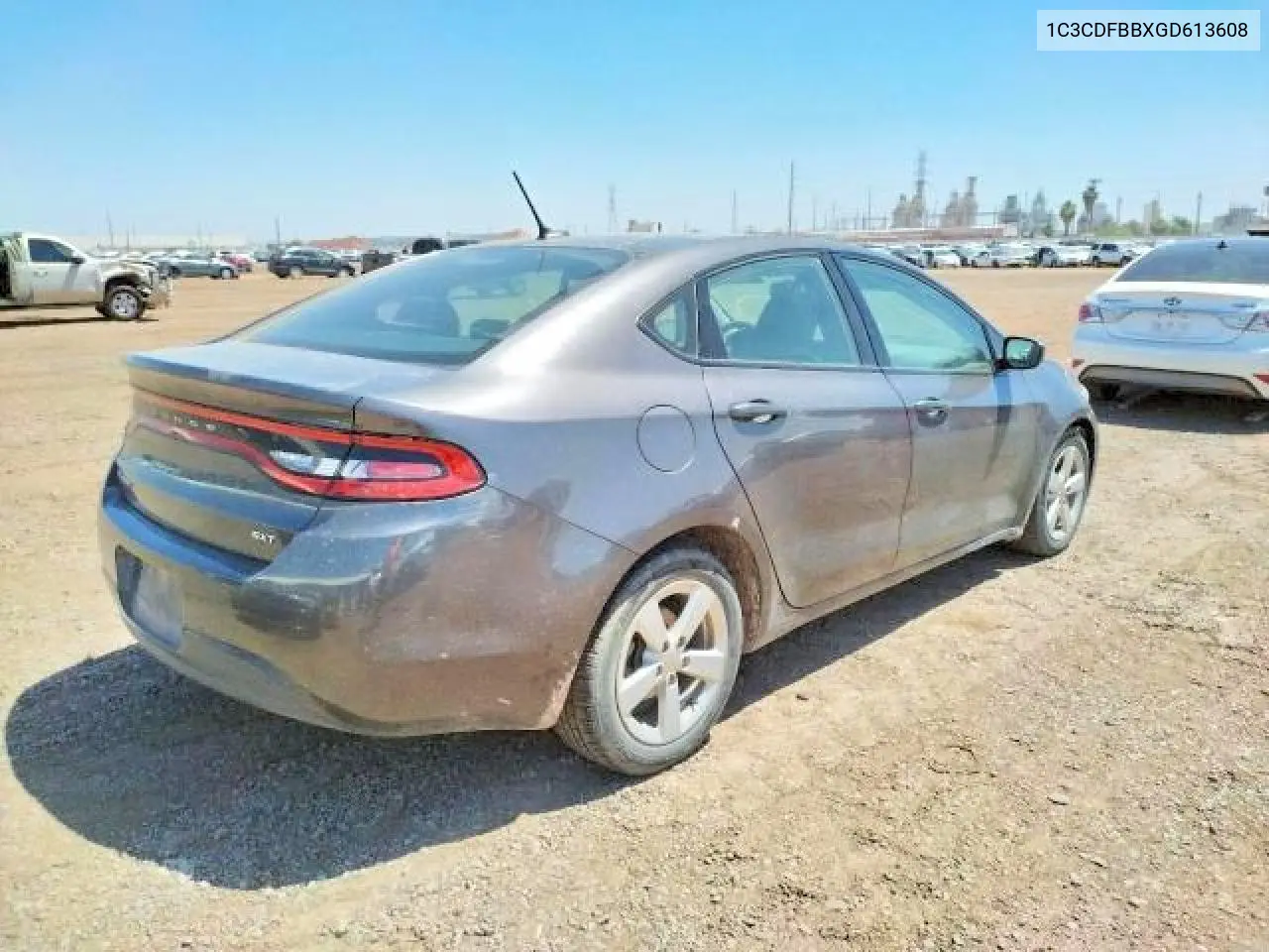 2016 Dodge Dart Sxt VIN: 1C3CDFBBXGD613608 Lot: 59810336