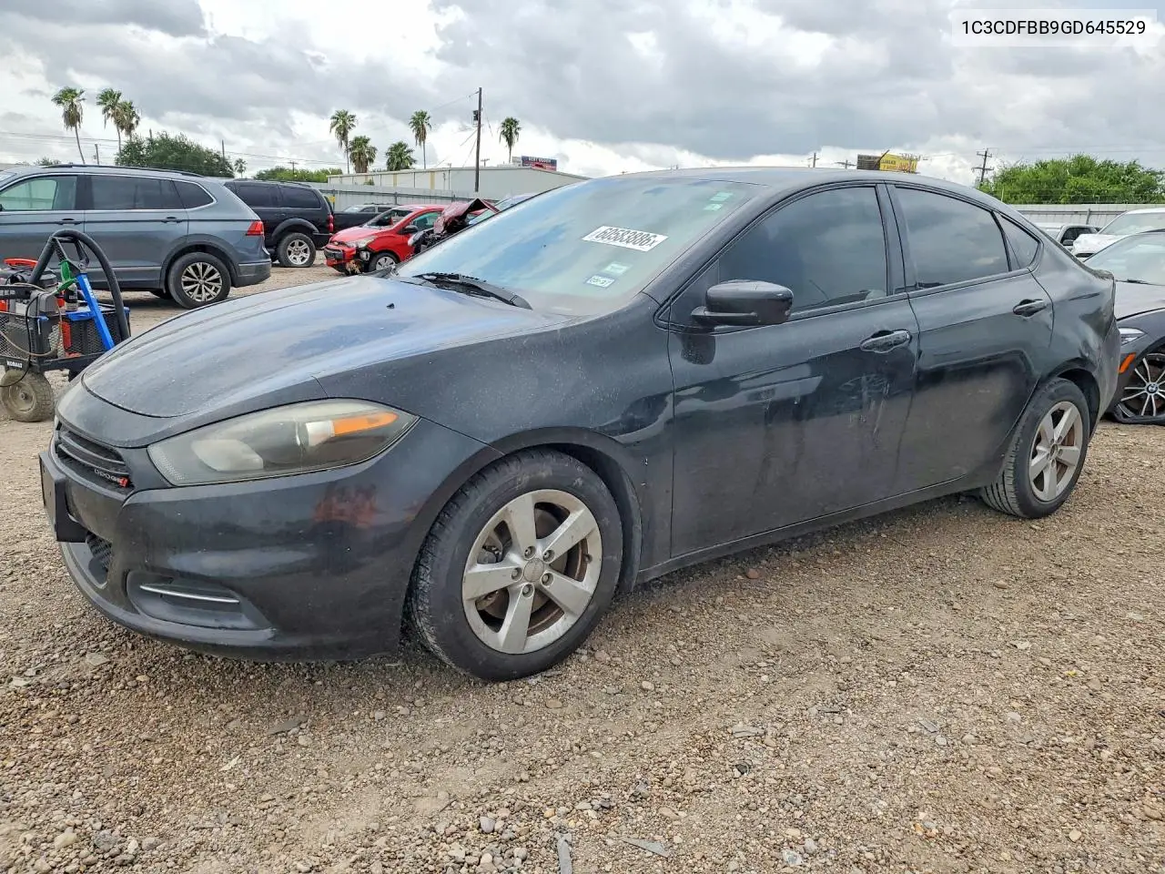 2016 Dodge Dart Sxt VIN: 1C3CDFBB9GD645529 Lot: 60583886