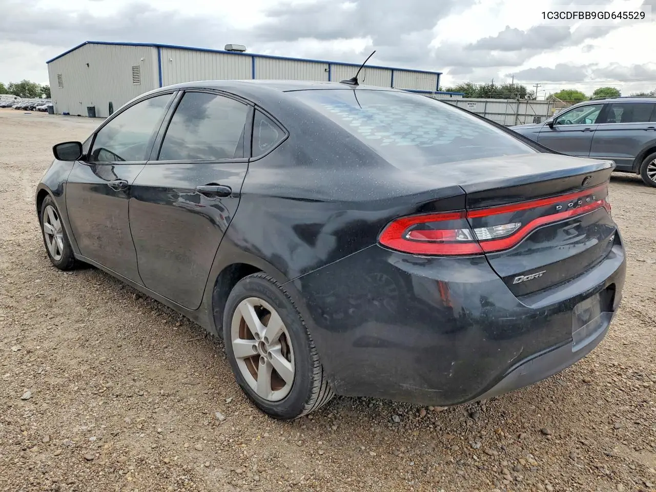 2016 Dodge Dart Sxt VIN: 1C3CDFBB9GD645529 Lot: 60583886