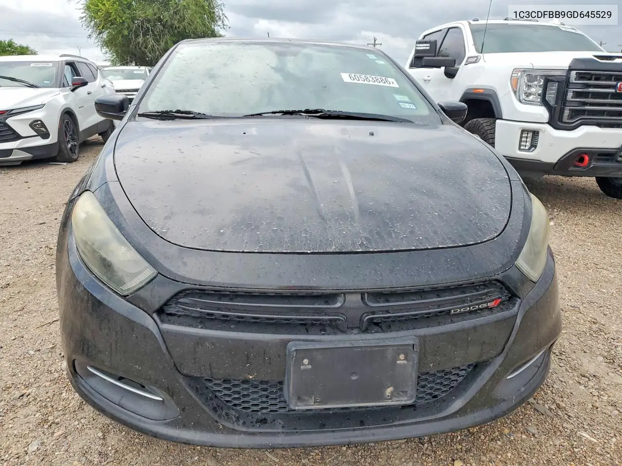 2016 Dodge Dart Sxt VIN: 1C3CDFBB9GD645529 Lot: 60583886