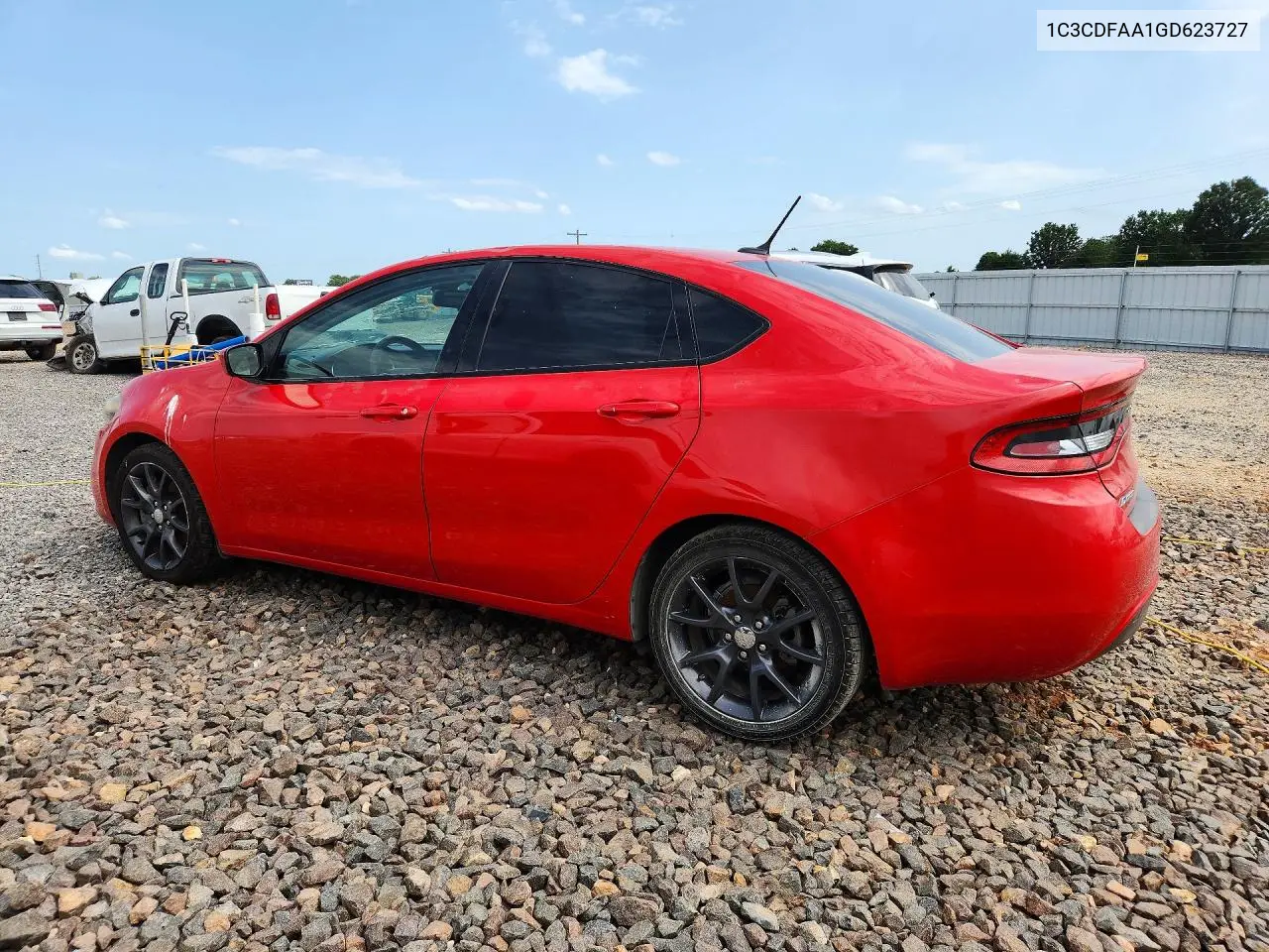2016 Dodge Dart Se VIN: 1C3CDFAA1GD623727 Lot: 60642056