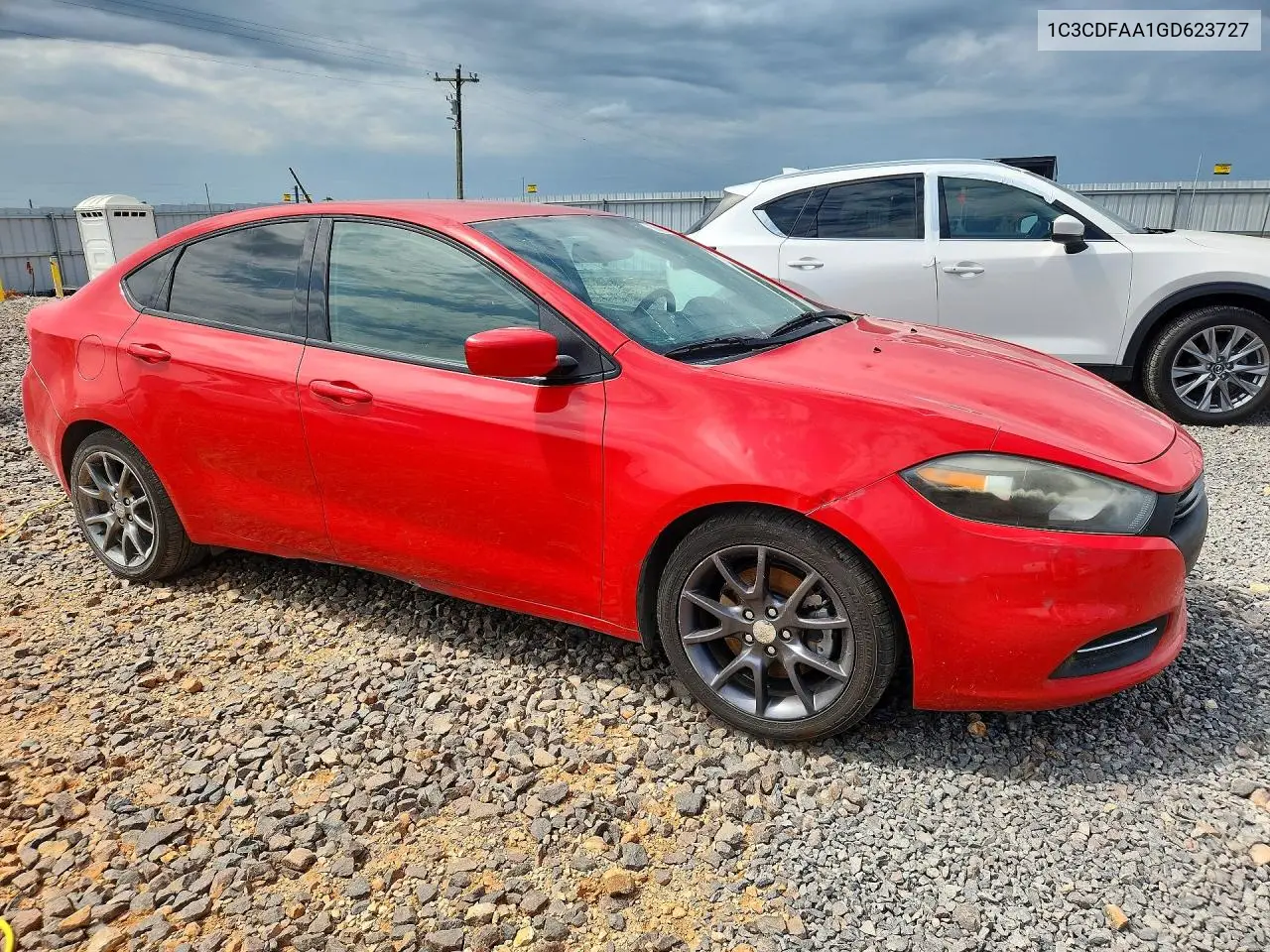 2016 Dodge Dart Se VIN: 1C3CDFAA1GD623727 Lot: 60642056