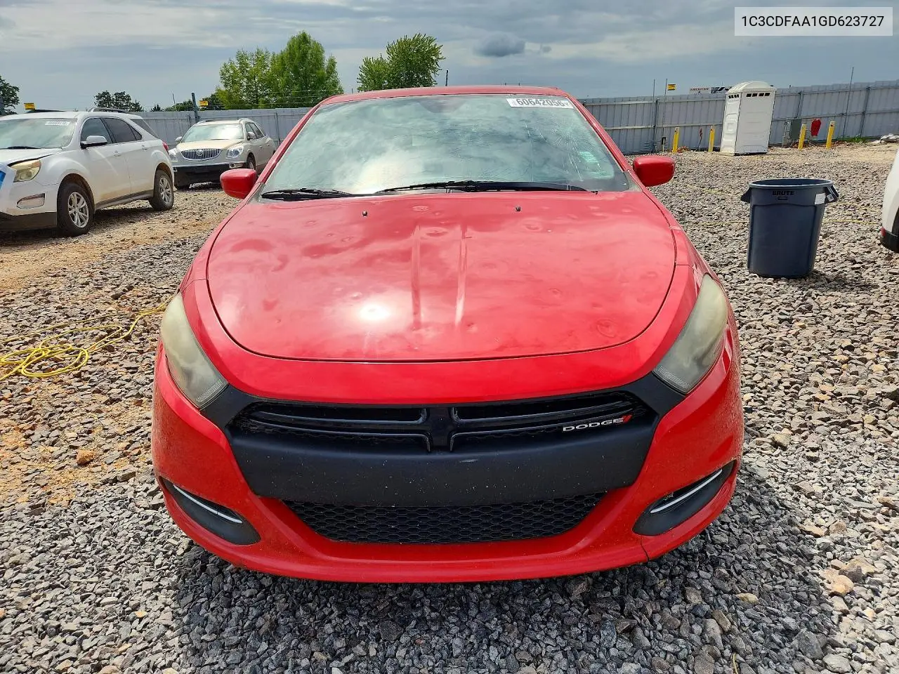 2016 Dodge Dart Se VIN: 1C3CDFAA1GD623727 Lot: 60642056
