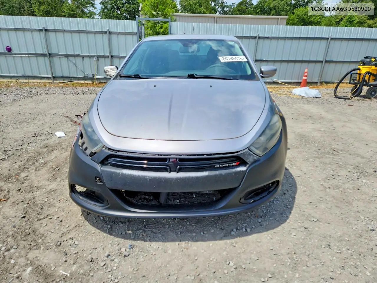2016 Dodge Dart Se VIN: 1C3CDFAA6GD530900 Lot: 60796416